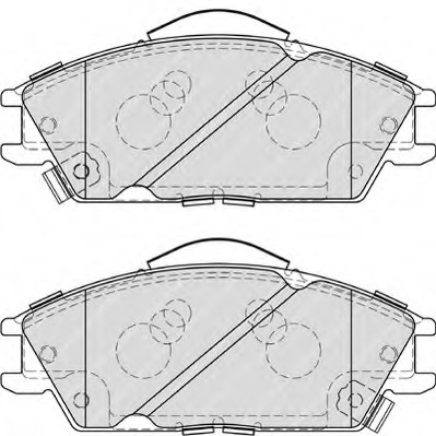 fdb4076 FERODO Комплект тормозных колодок, дисковый тормоз