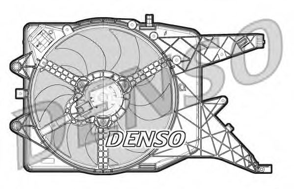 DER20011 DENSO Вентилятор, охлаждение двигателя