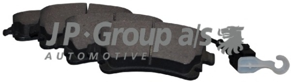 1163706210 JP Group Комплект тормозных колодок, дисковый тормоз