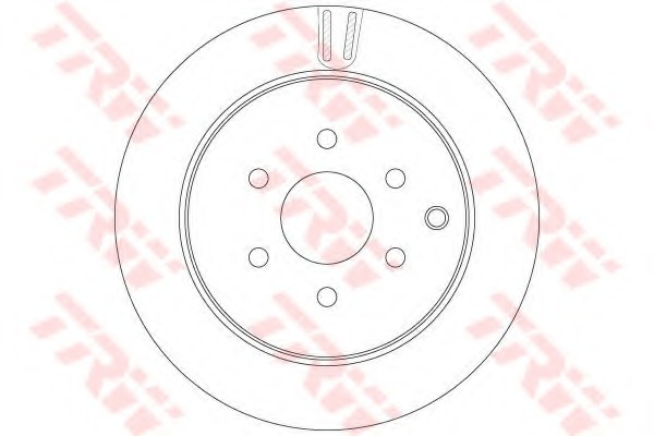 DF6289 TRW Тормозной диск