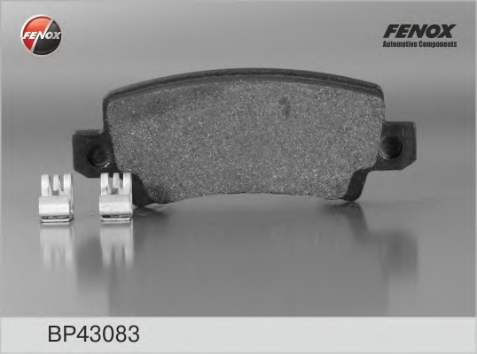 bp43083 FENOX Комплект тормозных колодок, дисковый тормоз