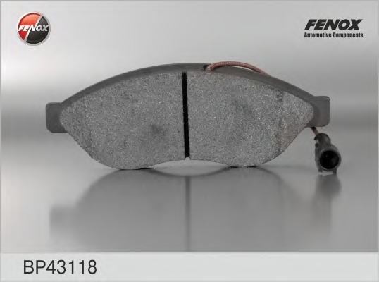 BP43118 FENOX Комплект тормозных колодок, дисковый тормоз