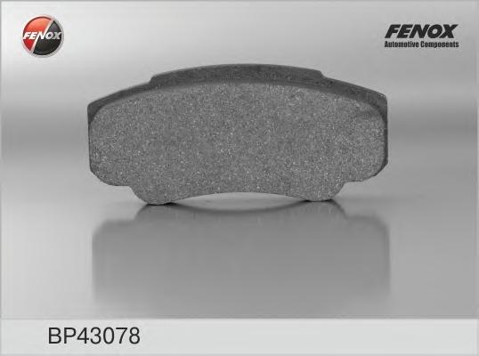 BP43078 FENOX Комплект тормозных колодок, дисковый тормоз