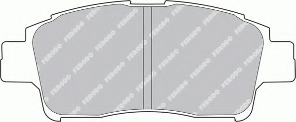 fdb1368 FERODO Комплект тормозных колодок, дисковый тормоз