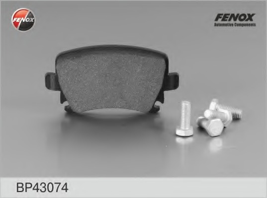BP43074 FENOX Комплект тормозных колодок, дисковый тормоз