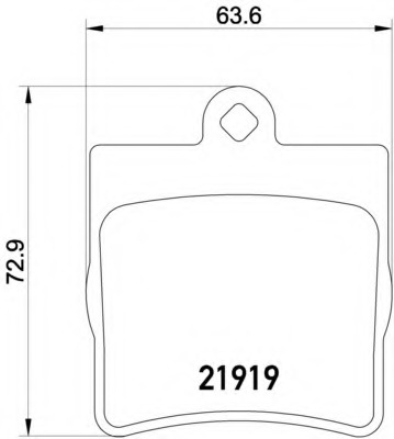 2191901 Textar Комплект тормозных колодок, дисковый тормоз
