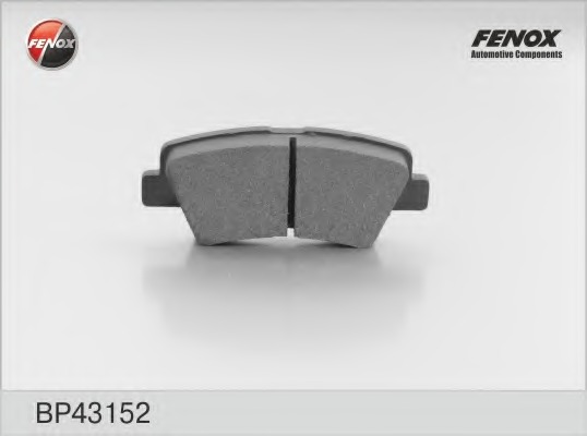 bp43152 FENOX Комплект тормозных колодок, дисковый тормоз