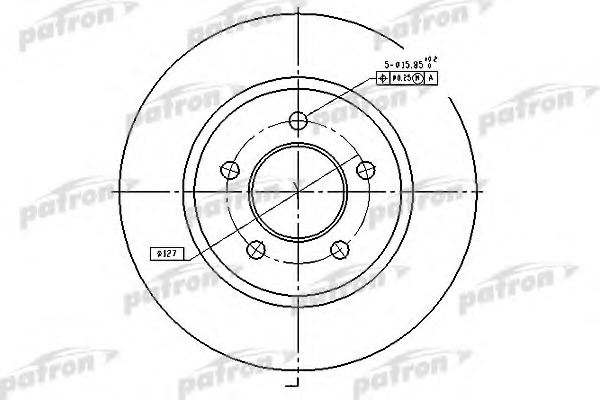 Купить pbd53019 PATRON Тормозной диск в интернет-магазине Ravta – самая низкая цена